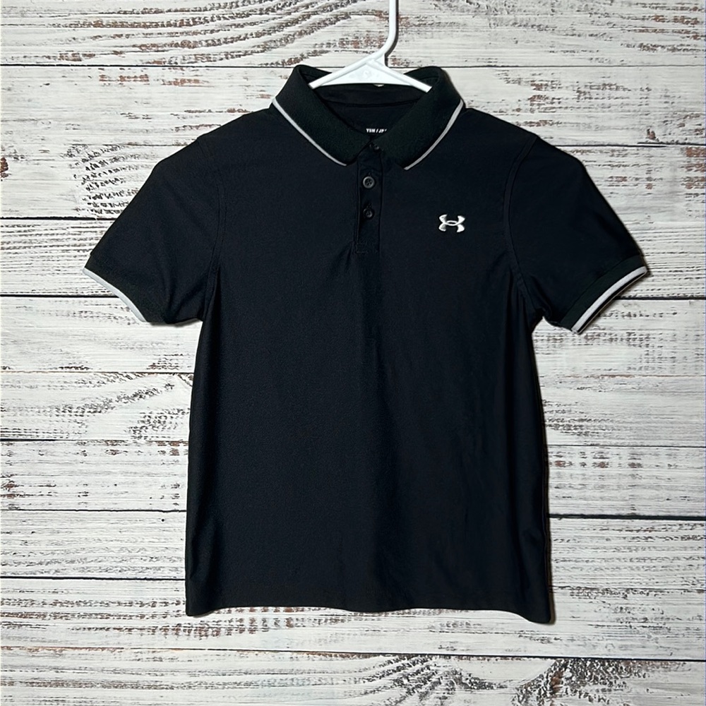 Under Armour Collard Shirt Big Boys Small
